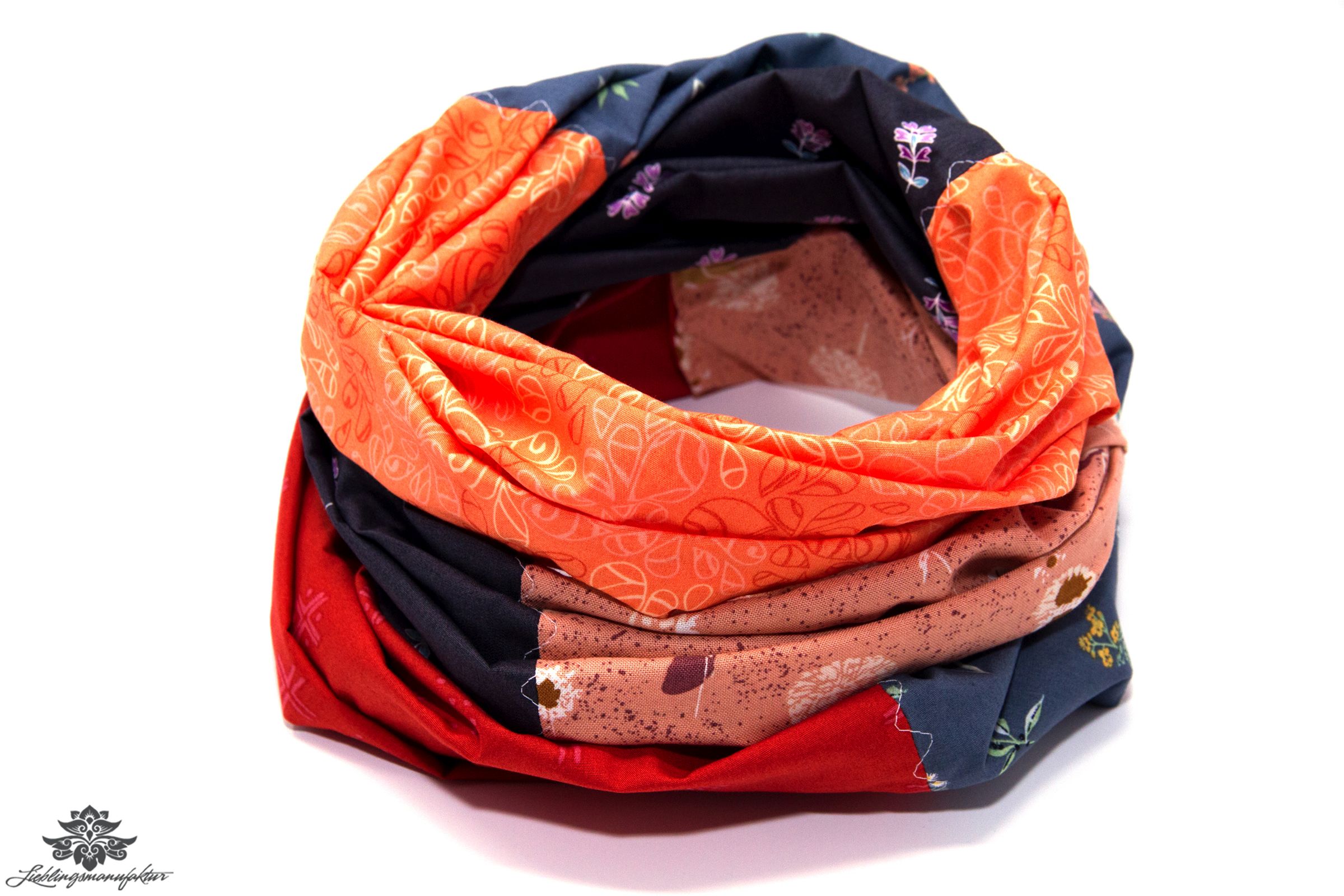 Loop Schal Tuch kräftige Farben