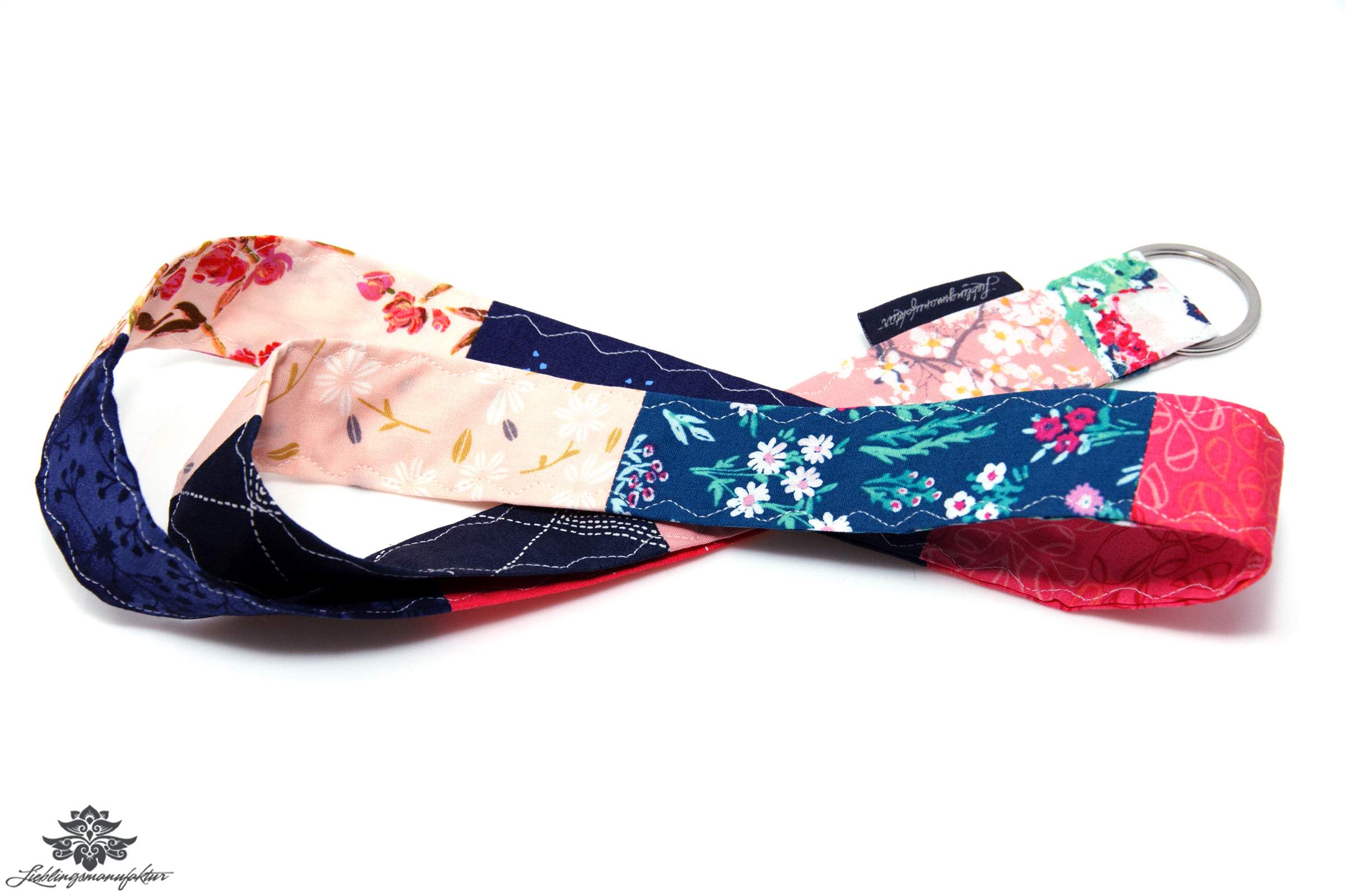Schlüssel verloren Patchwork Schlüsselband bunt