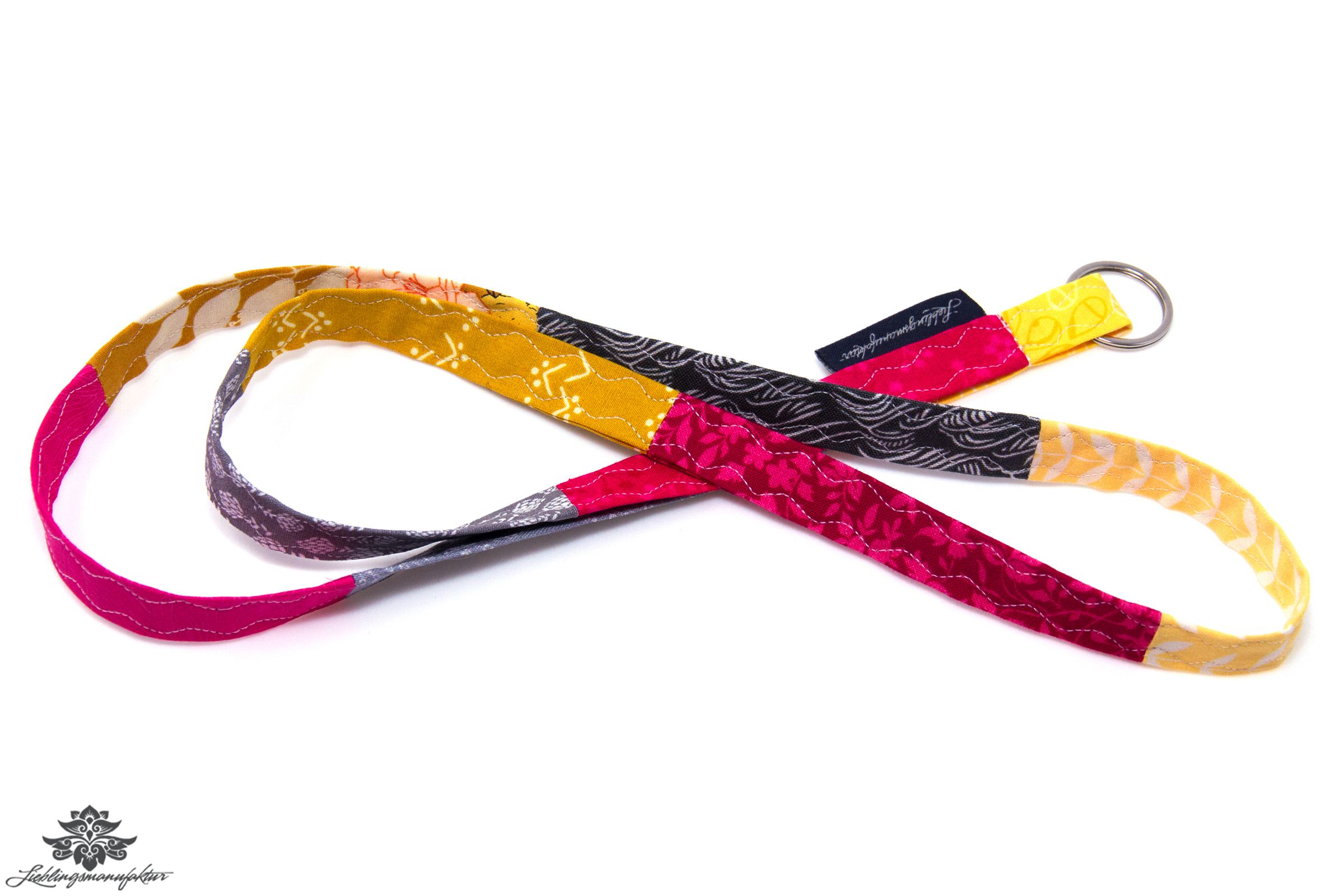 Schlüsselband beere gelb