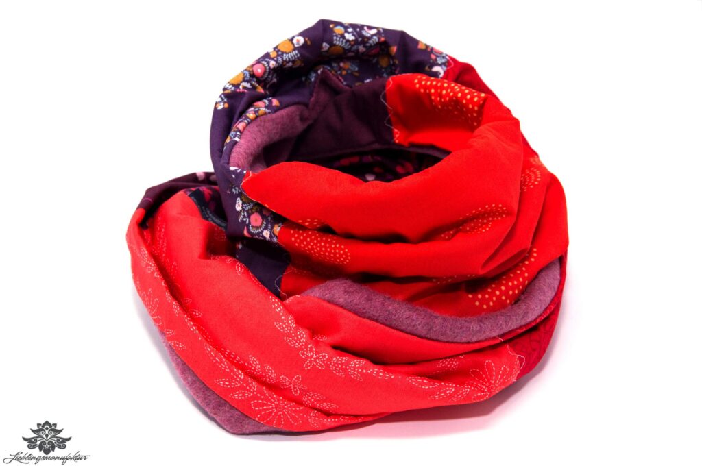 Compagno Damen XXL Jersey Schal - Lässiger Open-Cut Loop Für Herbst & Winter