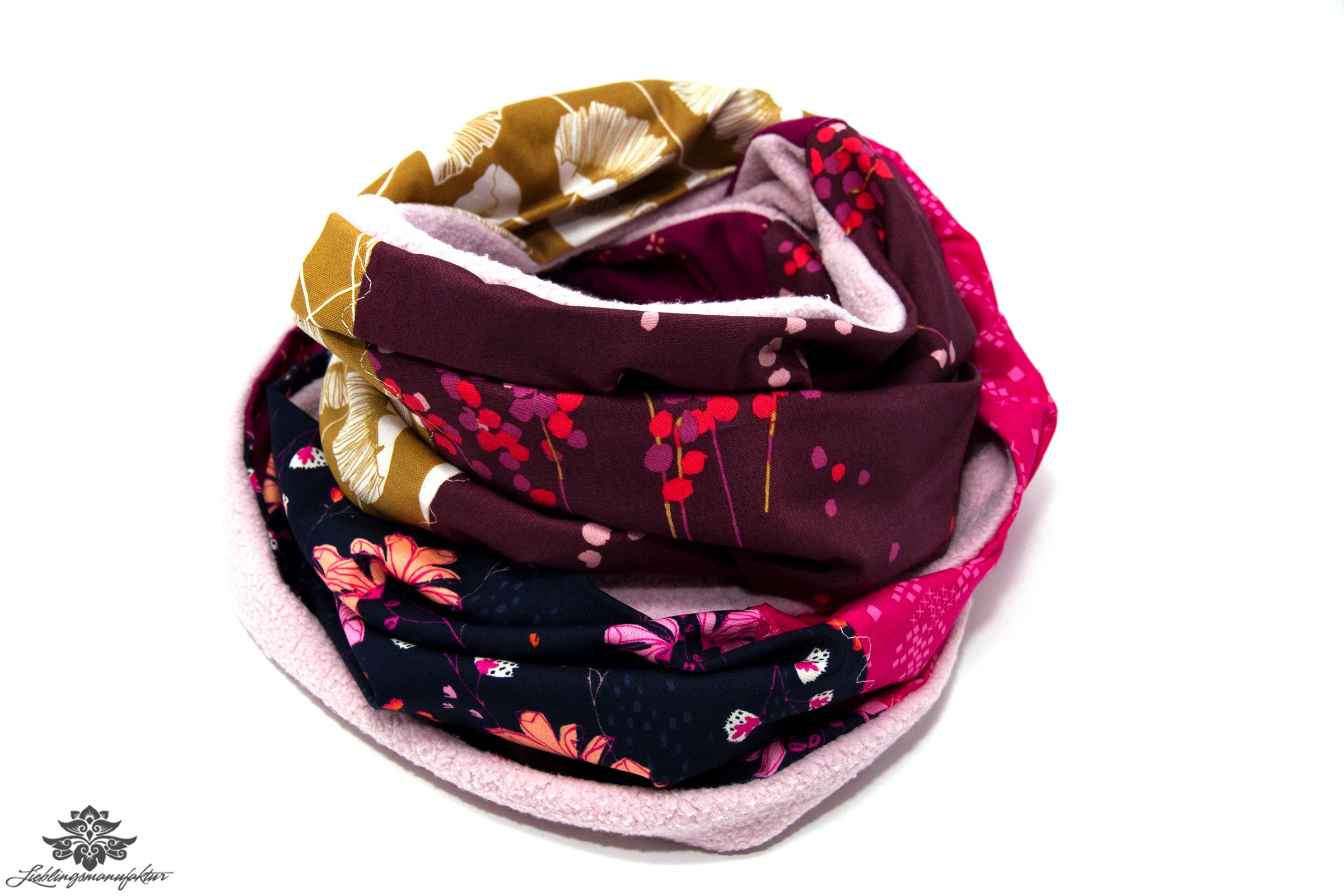 Produktbild von Damen Boucle Schal Winter Halstuch Blogger Lang Wendeschal Wolle Senf Gelb Grau