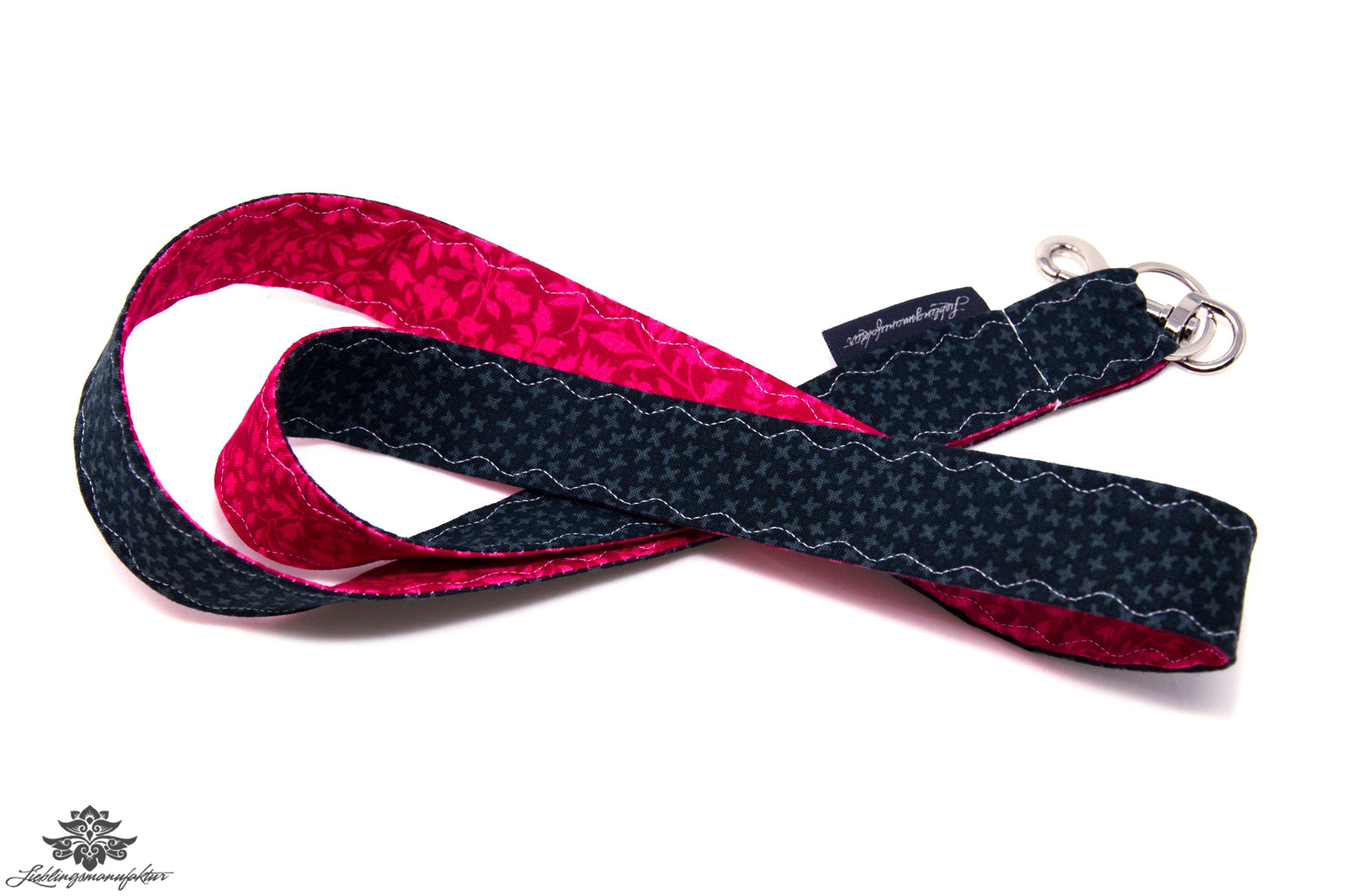 Schluessel wiederfinden Schluesselband pink schwarz