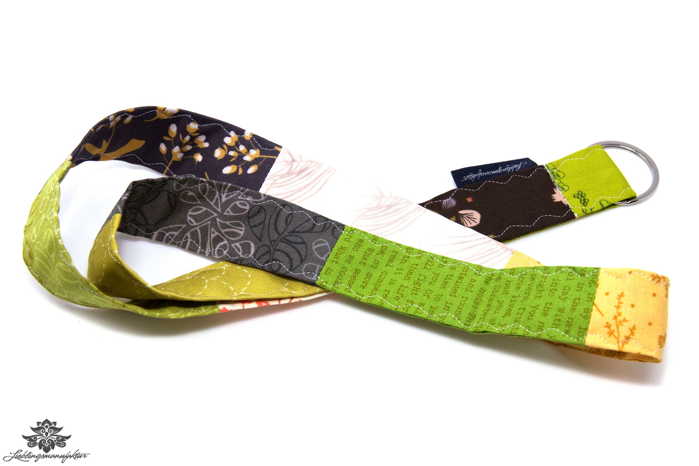 Wo ist mein Schluessel Patchwork-Schluesselband