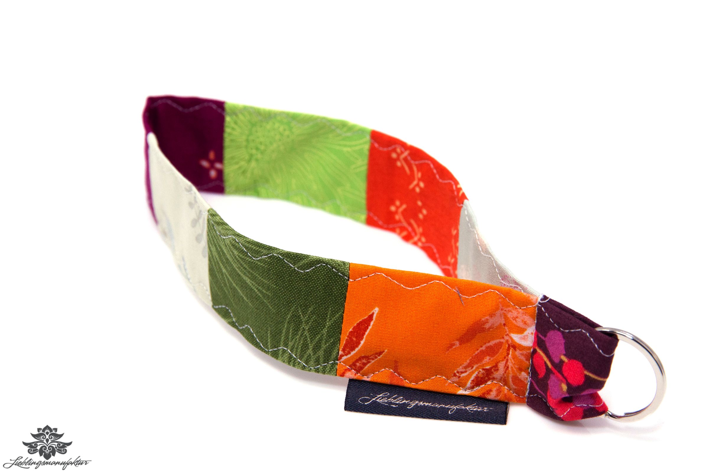 Kurzes Schlüsselband bunt