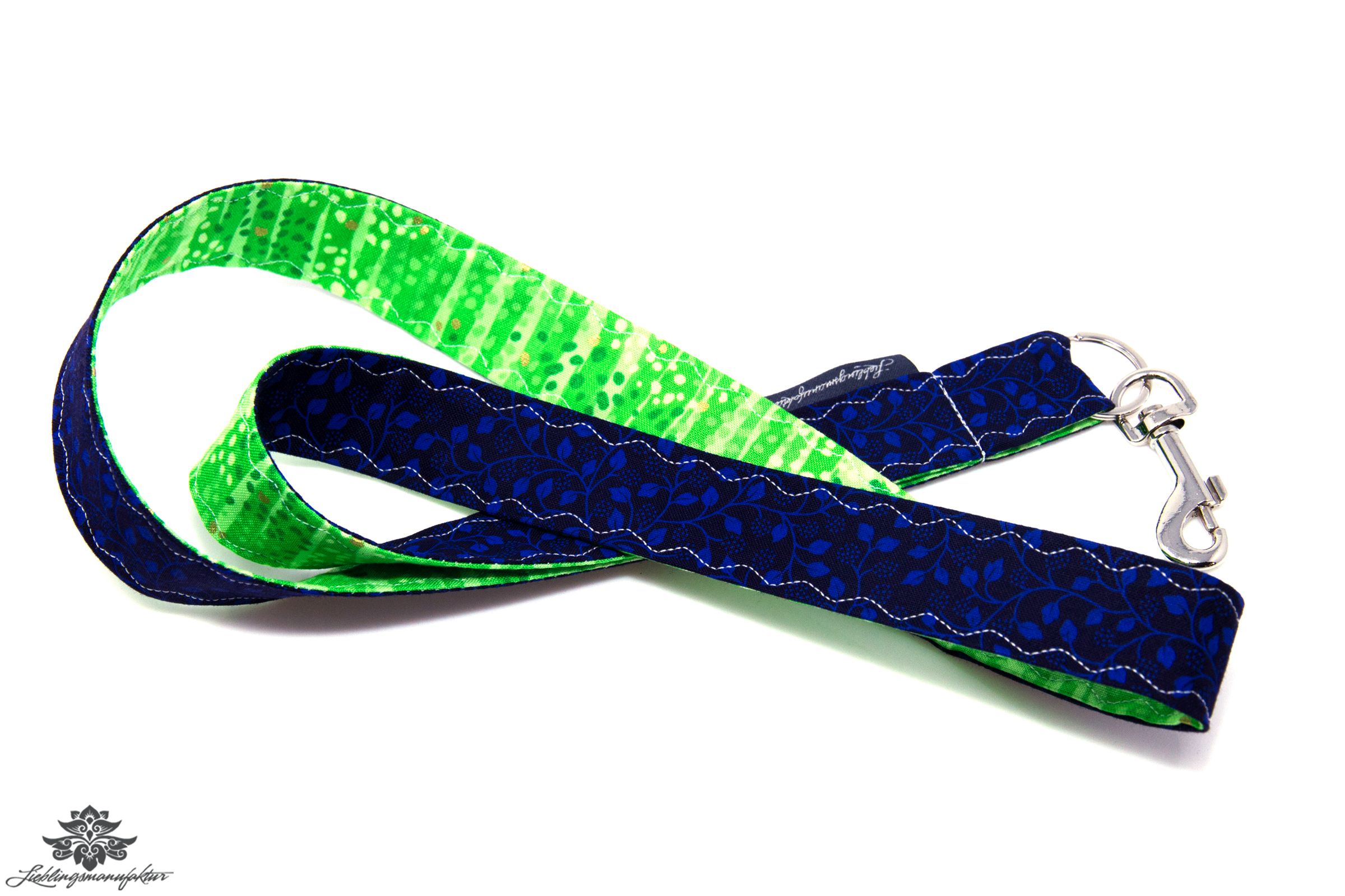 Lanyard Karabiner grün blau