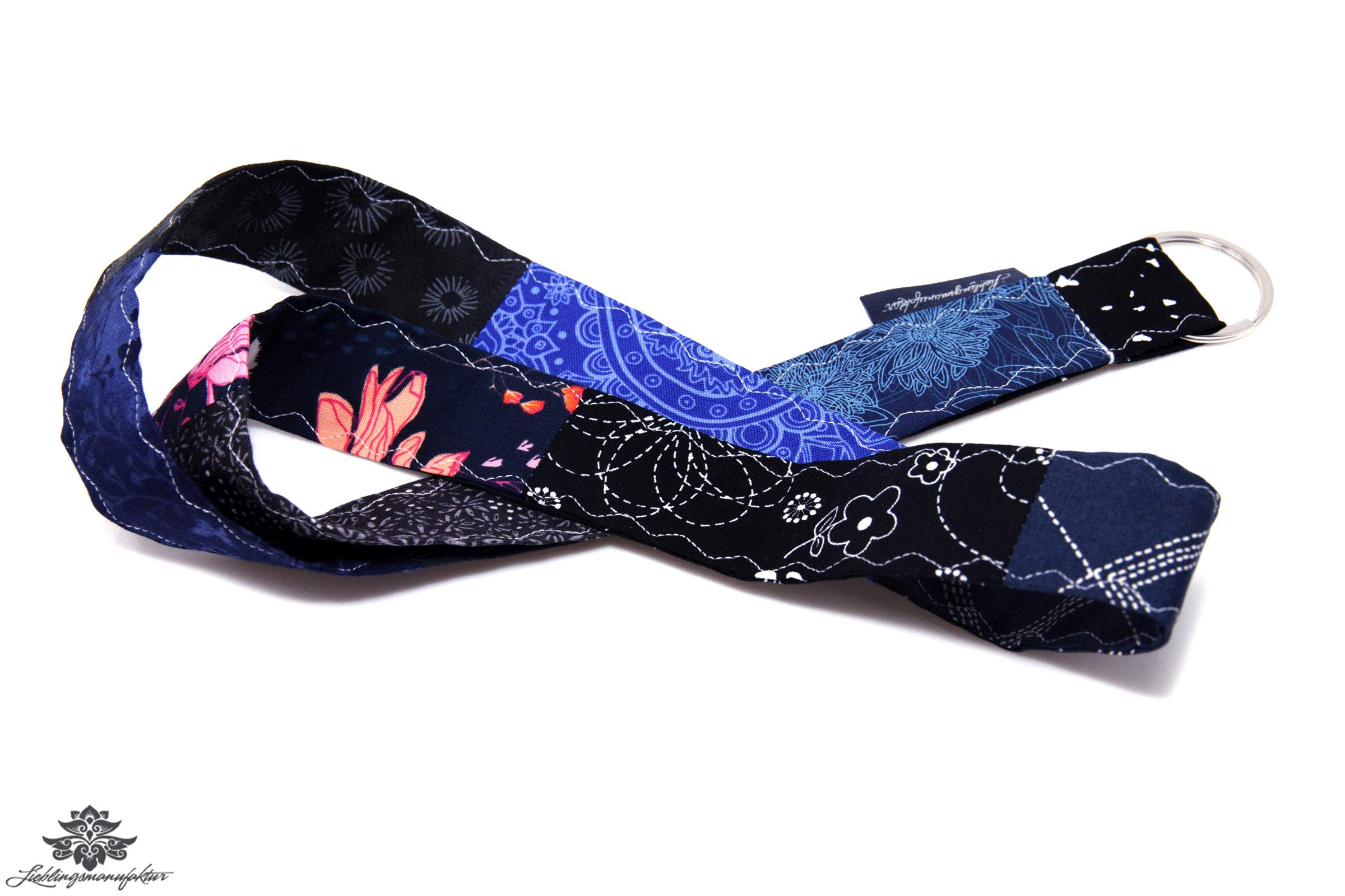 Lanyard Schlüsselband blau