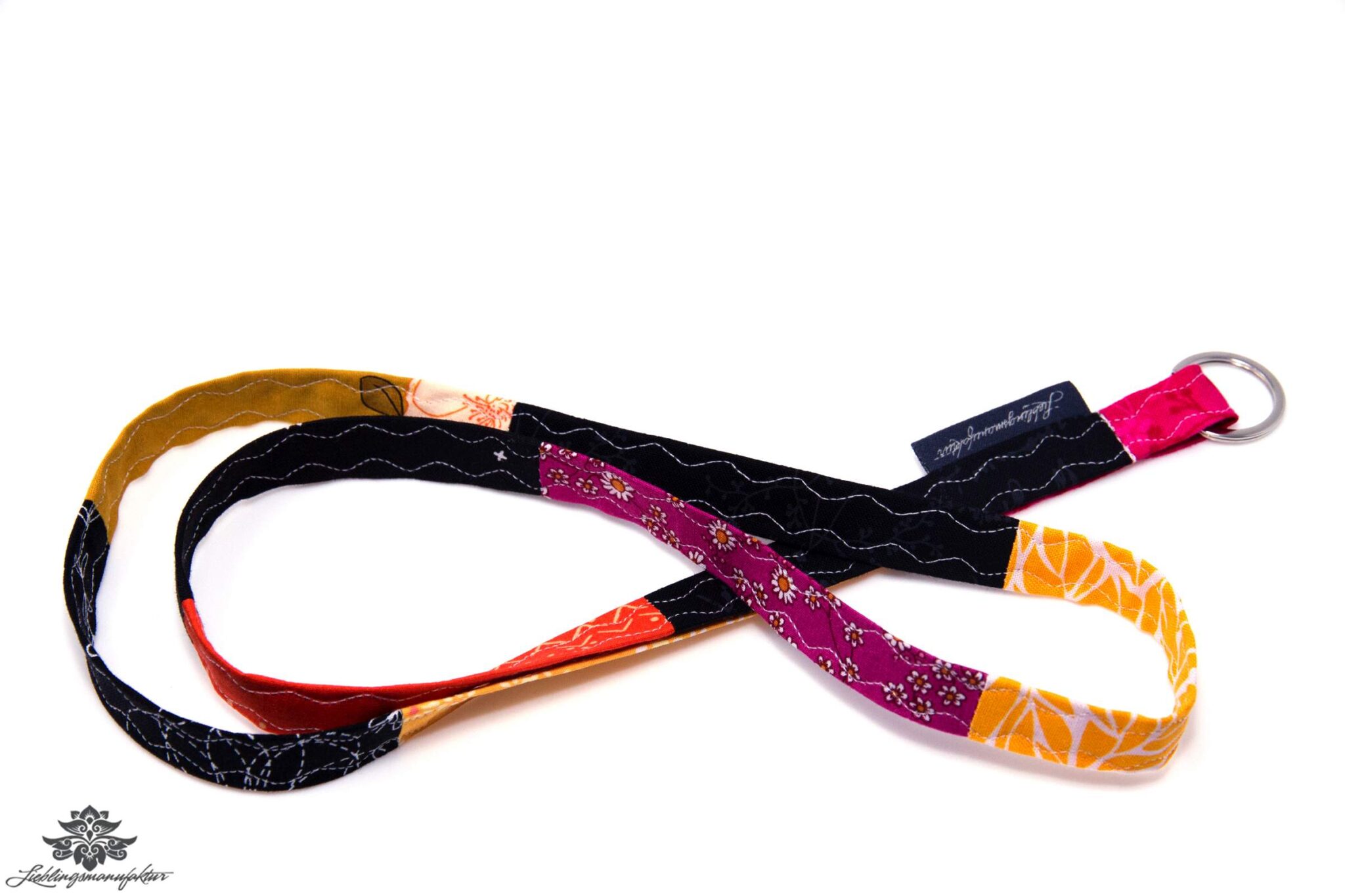 Dackel Lanyard Schlüsselband - Hundemotiv Mit Karabiner 45cm