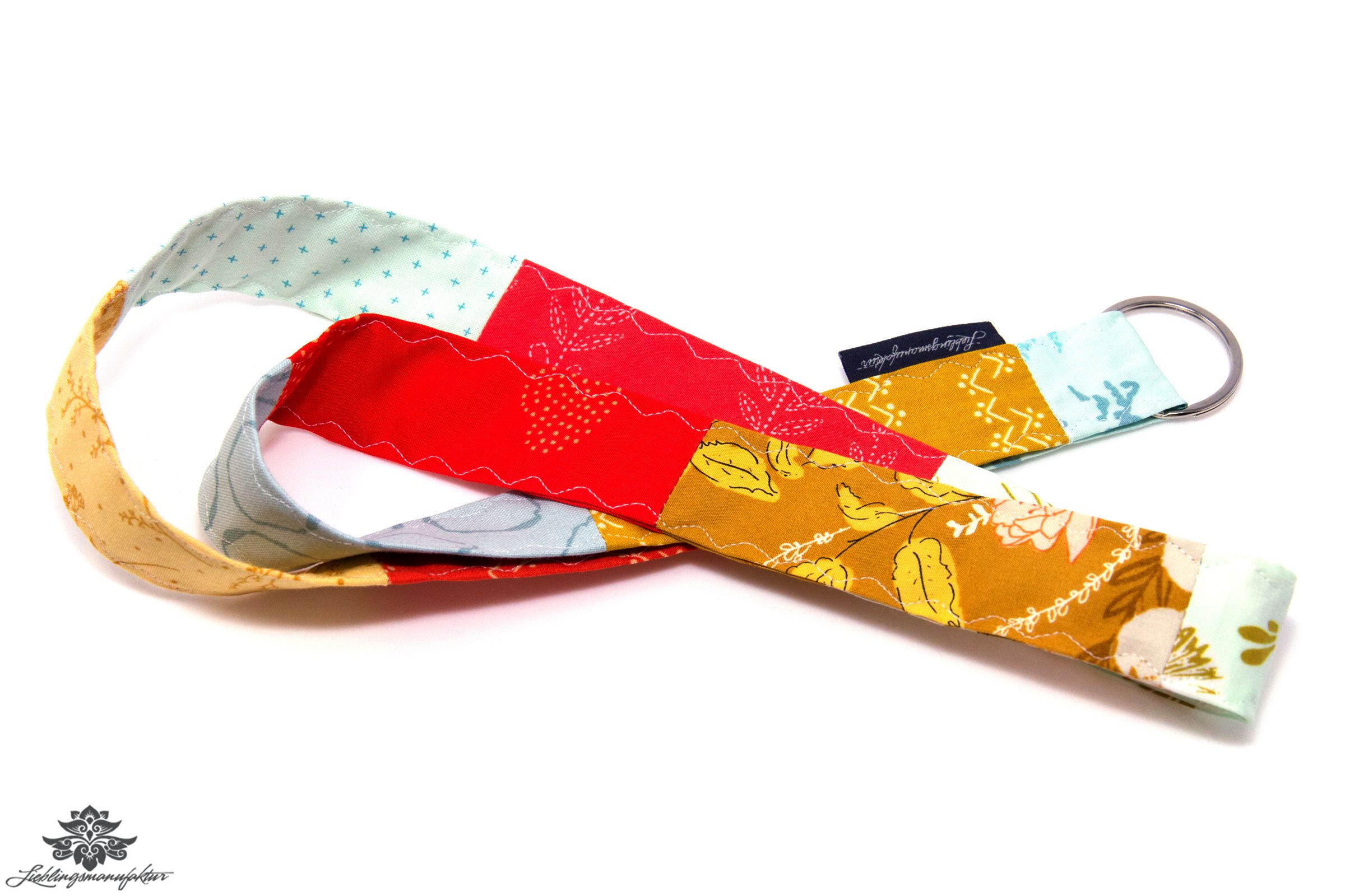 Lanyard gelb hellblau Schlüsselband