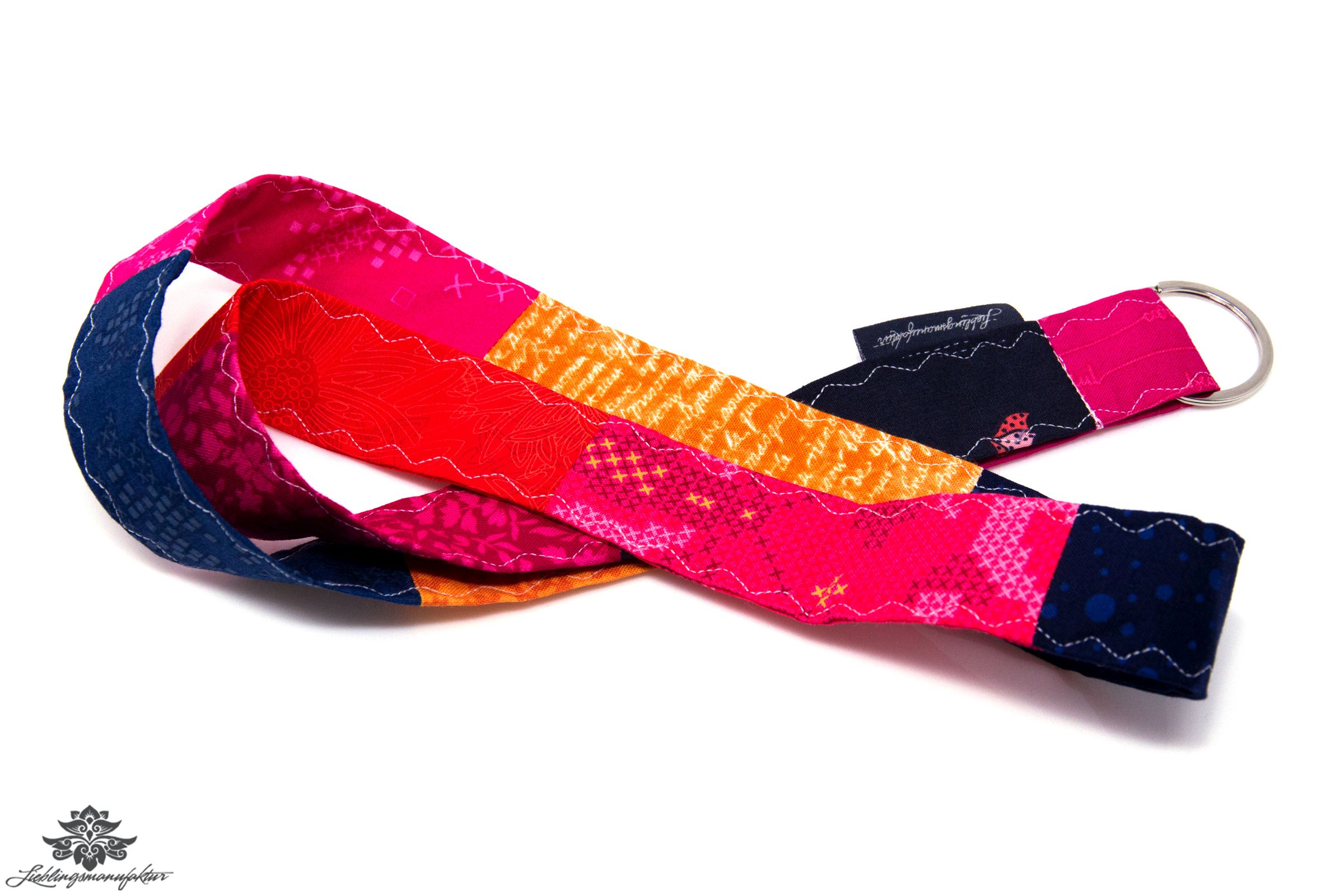 Schlüsselbänder blau pink