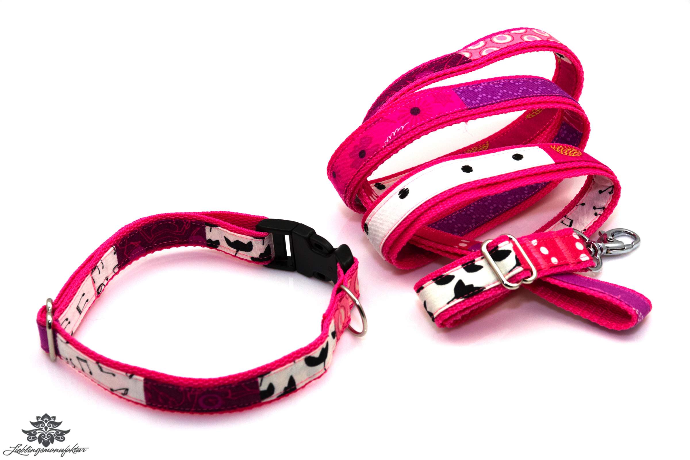ARING PET Hundeleine & Halsband – Handgefertigt, Robust & Stylisch Für Kleine Bis Große Hunde | Mit Starken Stahlbeschlägen