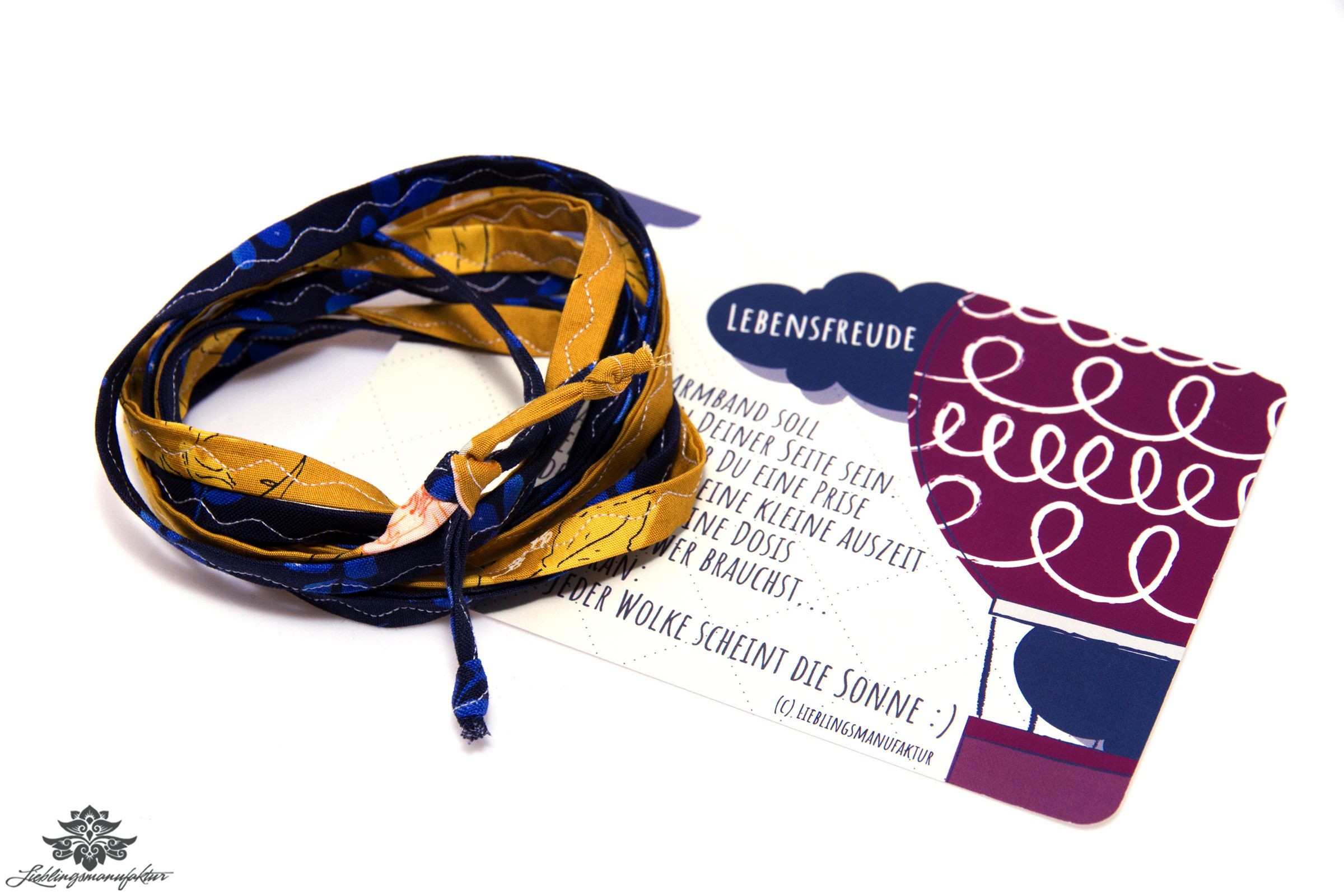 Dünnes Armband Stoff