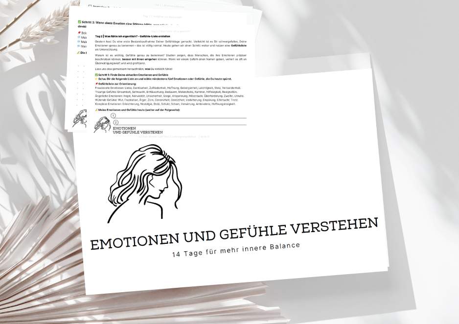 Workbook Emotionen Gefühle Ausfüllbuch - 14 Tage für mehr innere Balance