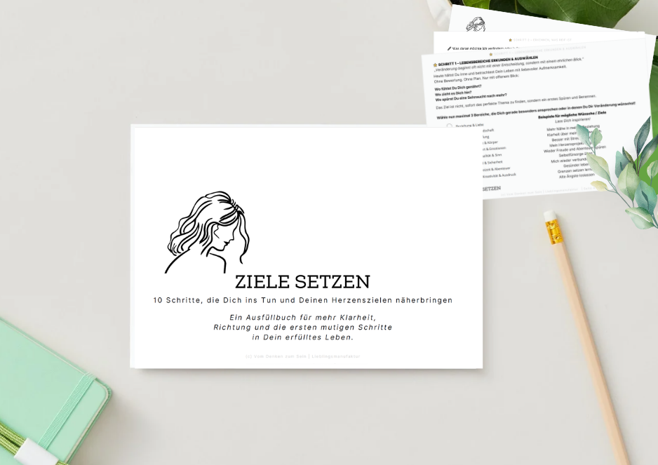 Workbook Ausfüllbuch Ziele setzen in 10 Schritten