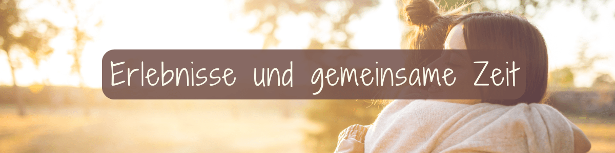 Spirituelle Geschenke Erlebnisse und gemeinsame Zeit